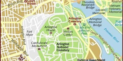 Карта Арлингтон Вашынгтон