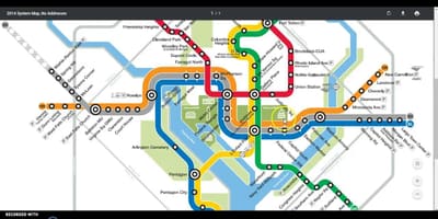 Метро DC картай праезду 