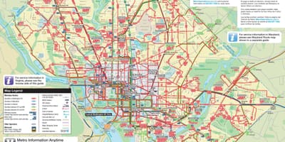 Вашынгтон аўтобуснага карце