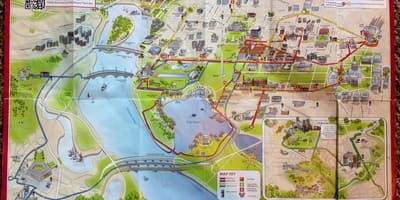 Вашынгтон вялікі аўтобусны тур карце