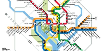 Карта wmata карце пастаяннага току